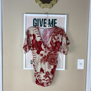 Vintage Floral Blouse